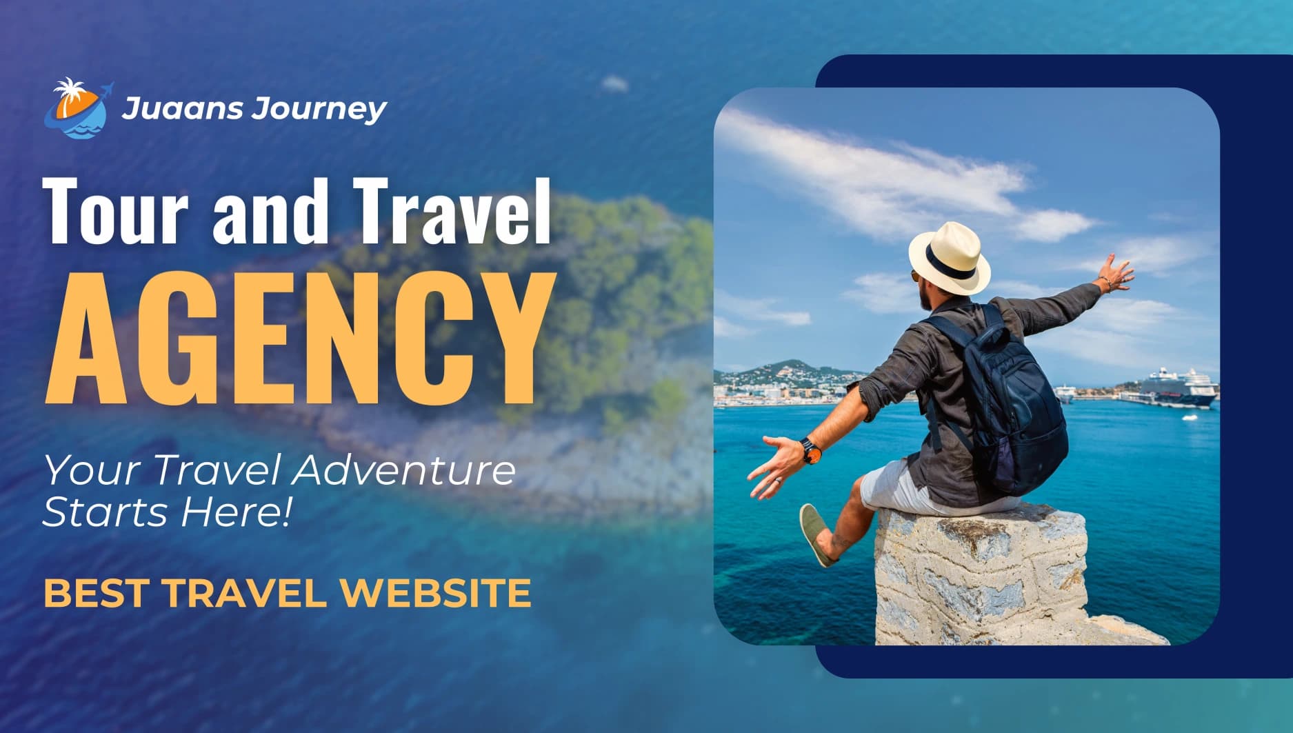 Juaan's Journey travel website hero